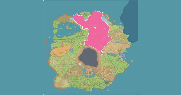 Map of where to find Deerling in Pokémon Scarlet & Violet (Paldea)