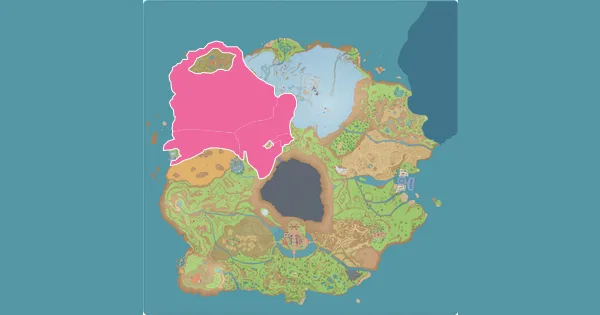 Map of where to find Ditto in Pokémon Scarlet & Violet (Paldea)