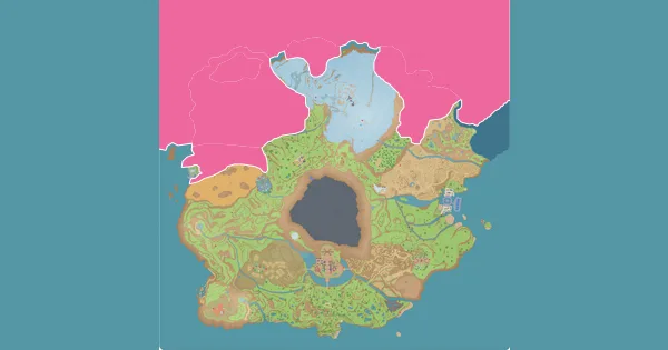 Map of where to find Dragalge in Pokémon Scarlet & Violet (Paldea)