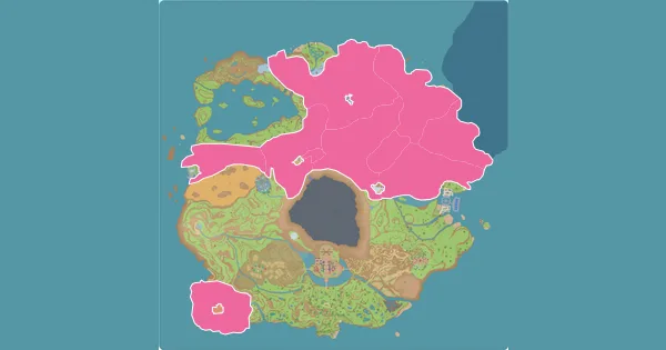 Map of where to find Drifblim in Pokémon Scarlet & Violet (Paldea)