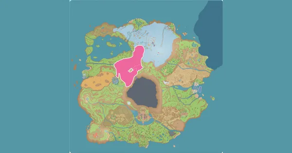 Map of where to find Electrode in Pokémon Scarlet & Violet (Paldea)