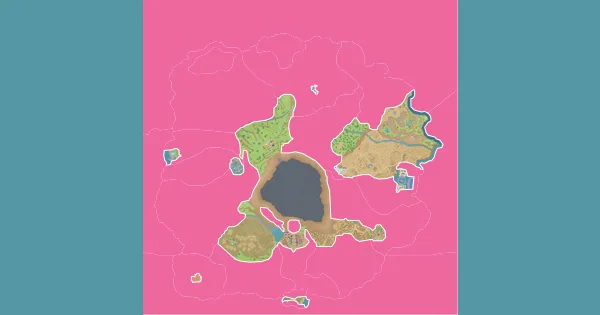 Map of where to find Finizen in Pokémon Scarlet & Violet (Paldea)