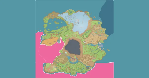 Map of where to find Finneon in Pokémon Scarlet & Violet (Paldea)