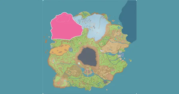 Map of where to find Forretress in Pokémon Scarlet & Violet (Paldea)