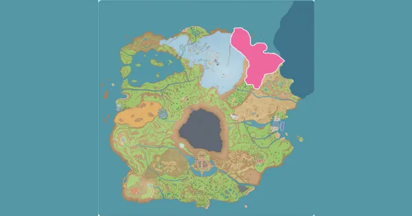 Map of where to find Gastrodon in Pokémon Scarlet & Violet (Paldea)
