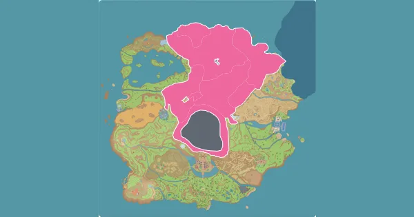 Map of where to find Greavard in Pokémon Scarlet & Violet (Paldea)