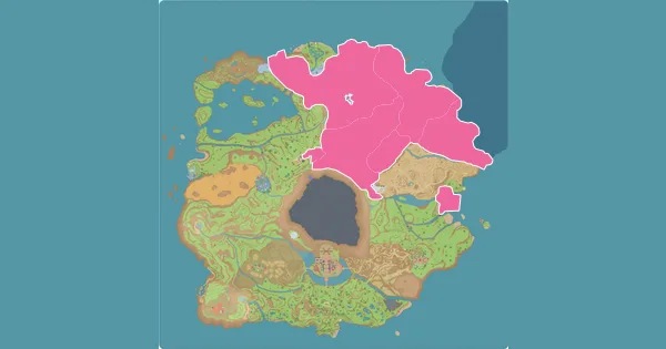 Map of where to find Haunter in Pokémon Scarlet & Violet (Paldea)