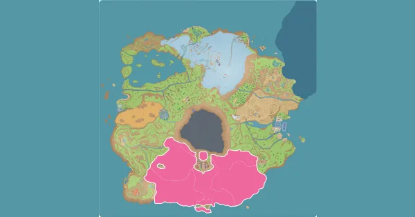 Map of where to find Hoppip in Pokémon Scarlet & Violet (Paldea)