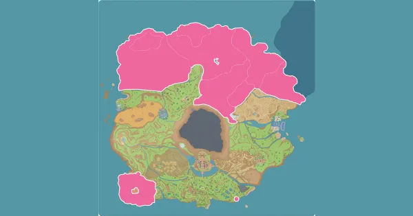Map of where to find Houndstone in Pokémon Scarlet & Violet (Paldea)