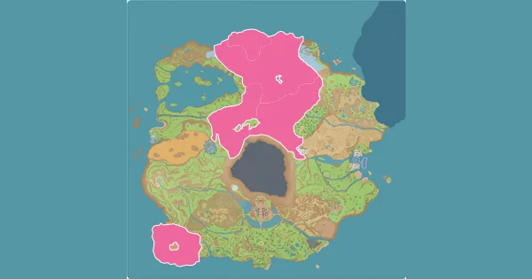 Map of where to find Hypno in Pokémon Scarlet & Violet (Paldea)