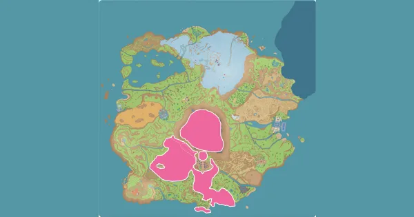 Map of where to find Igglybuff in Pokémon Scarlet & Violet (Paldea)