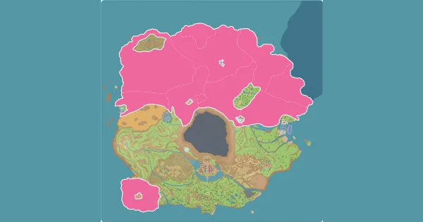 Map of where to find Jumpluff in Pokémon Scarlet & Violet (Paldea)