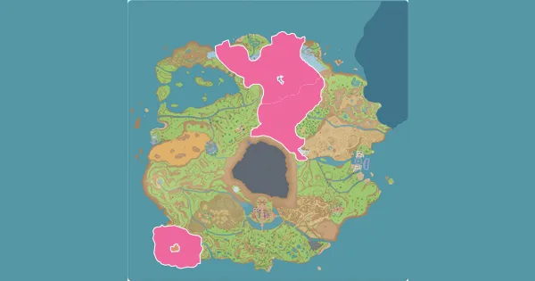 Map of where to find Klefki in Pokémon Scarlet & Violet (Paldea)