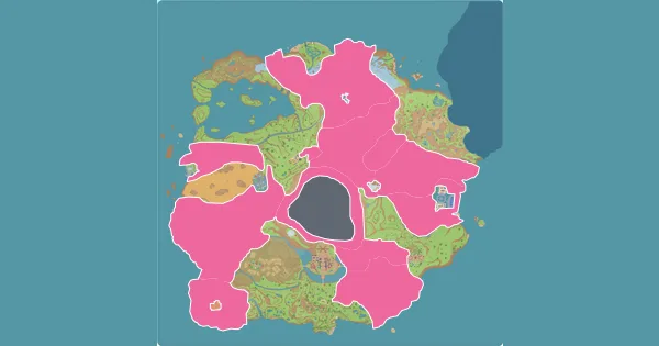 Map of where to find Larvitar in Pokémon Scarlet & Violet (Paldea)