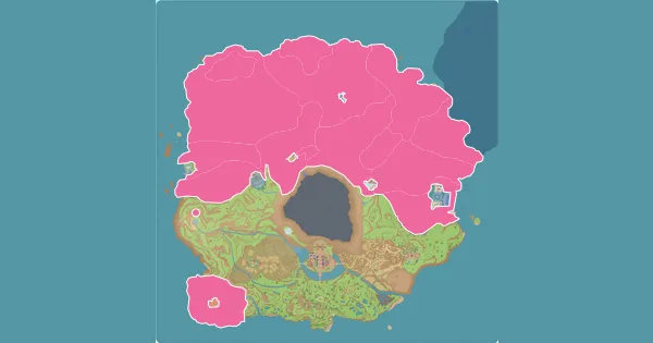 Map of where to find Lokix in Pokémon Scarlet & Violet (Paldea)
