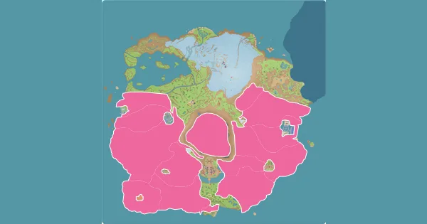 Map of where to find Makuhita in Pokémon Scarlet & Violet (Paldea)