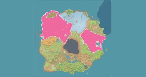 Map of where to find Meowth in Pokémon Scarlet & Violet (Paldea)