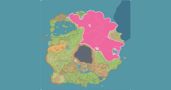 Map of where to find Mimikyu in Pokémon Scarlet & Violet (Paldea)