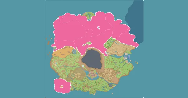 Map of where to find Mismagius in Pokémon Scarlet & Violet (Paldea)
