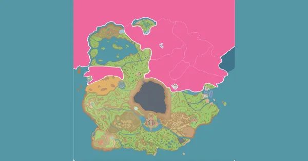 Map of where to find Noibat in Pokémon Scarlet & Violet (Paldea)
