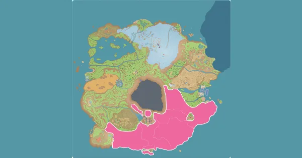 Map of where to find Pawmi in Pokémon Scarlet & Violet (Paldea)