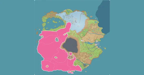 Map of where to find Phanpy in Pokémon Scarlet & Violet (Paldea)