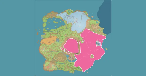 Map of where to find Rookidee in Pokémon Scarlet & Violet (Paldea)