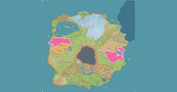 Map of where to find Rotom in Pokémon Scarlet & Violet (Paldea)