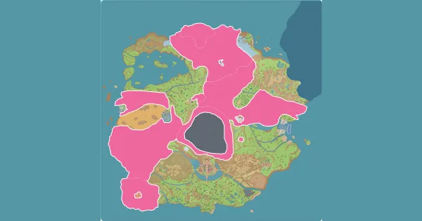 Map of where to find Salandit in Pokémon Scarlet & Violet (Paldea)