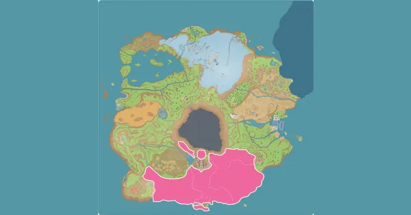 Map of where to find Scatterbug in Pokémon Scarlet & Violet (Paldea)