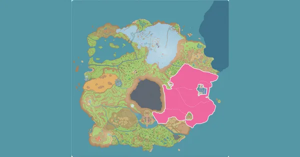 Map of where to find Shuppet in Pokémon Scarlet & Violet (Paldea)