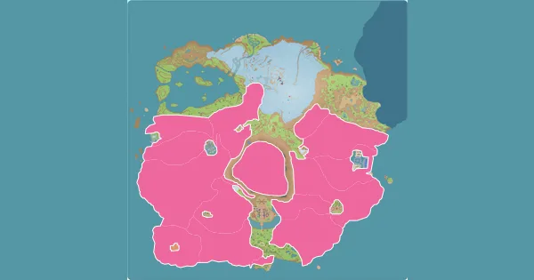 Map of where to find Skiddo in Pokémon Scarlet & Violet (Paldea)