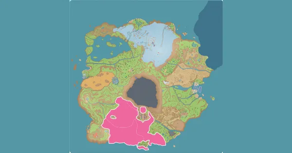 Map of where to find Skwovet in Pokémon Scarlet & Violet (Paldea)