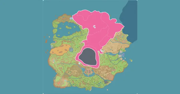 Map of where to find Snorunt in Pokémon Scarlet & Violet (Paldea)