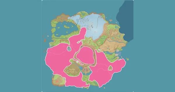 Map of where to find Swablu in Pokémon Scarlet & Violet (Paldea)
