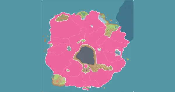 Map of where to find Tadbulb in Pokémon Scarlet & Violet (Paldea)