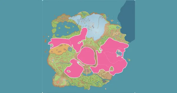 Map of where to find Tandemaus in Pokémon Scarlet & Violet (Paldea)