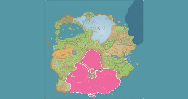 Map of where to find Tarountula in Pokémon Scarlet & Violet (Paldea)
