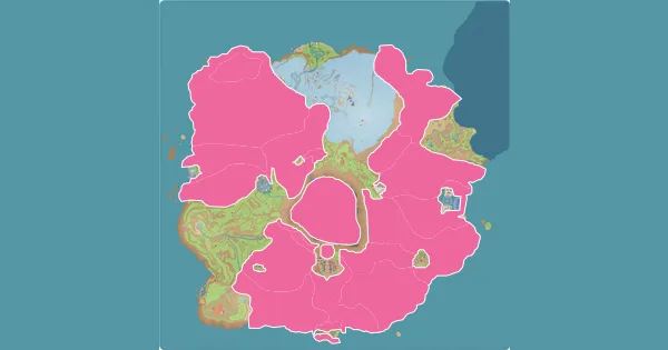 Map of where to find Toedscool in Pokémon Scarlet & Violet (Paldea)