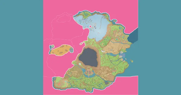 Map of where to find Veluza in Pokémon Scarlet & Violet (Paldea)