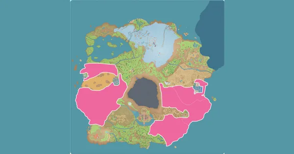 Map of where to find Wiglett in Pokémon Scarlet & Violet (Paldea)