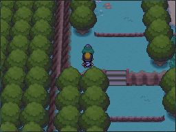 The black-Apricorn tree is on the raised strip next to the stairs. in Pokémon HeartGold.