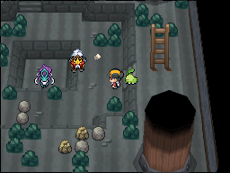 Raikou, Entei and Suicune waking beside the player in the Burned Tower basement in HeartGold