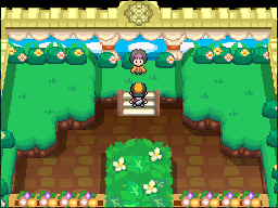 Erika in the Celadon City Gym in HeartGold