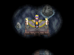 Morty in the Ecruteak City Gym in HeartGold