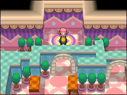 Whitney in the Goldenrod City Gym in HeartGold