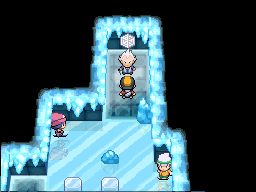 Pryce in the Mahogany Town Gym in HeartGold