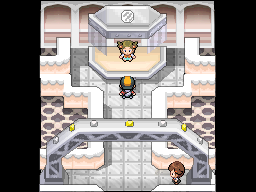 Jasmine in the Olivine City Gym in HeartGold
