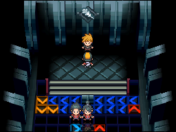 Blue in the Viridian City Gym in HeartGold