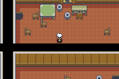 The player in Abandoned Ship room 5, one tile south of the hidden Rm. 2 Key